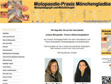 Tablet Screenshot of motopaedie-praxis.eu